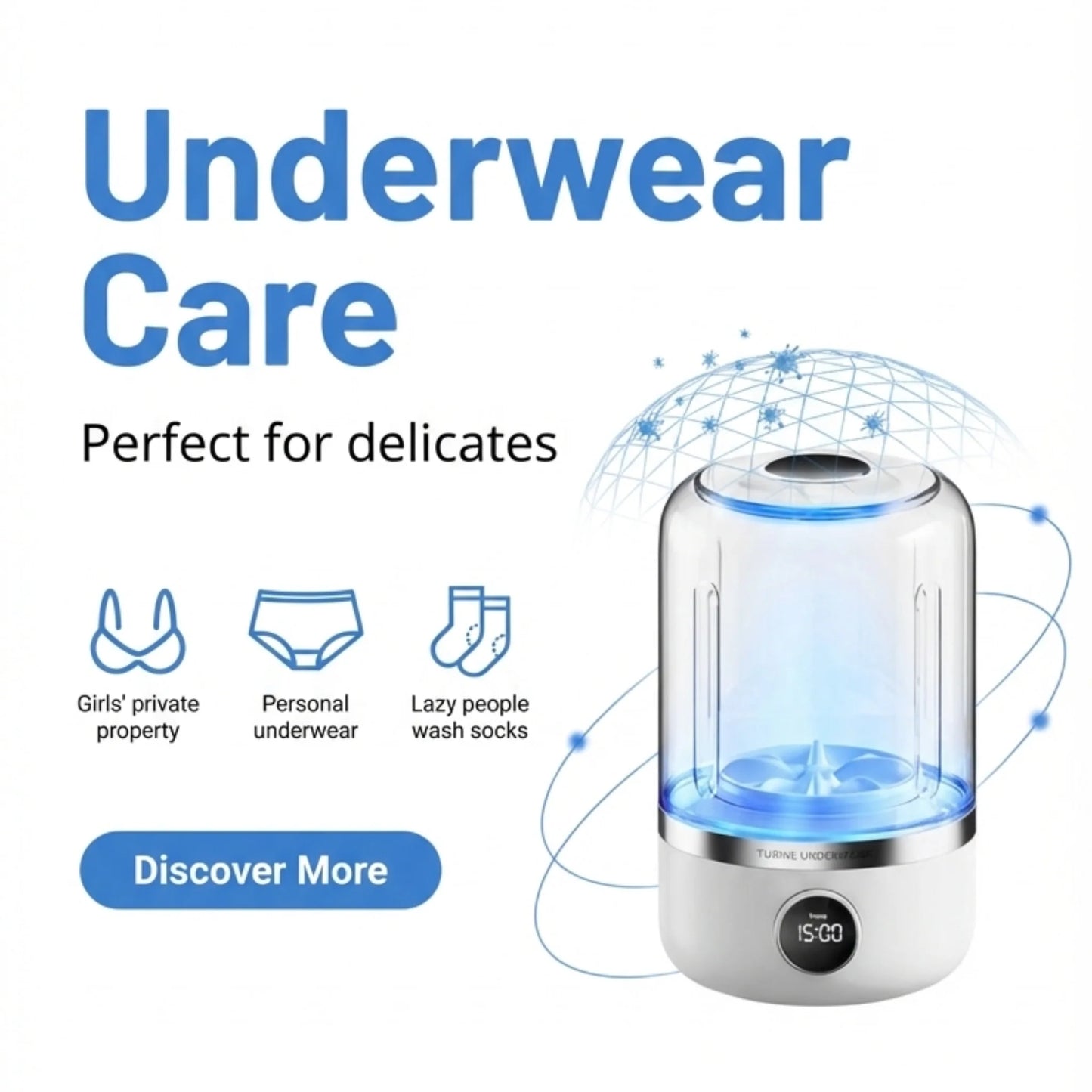 UniquePulse™ Smart Mini Cordless Washer