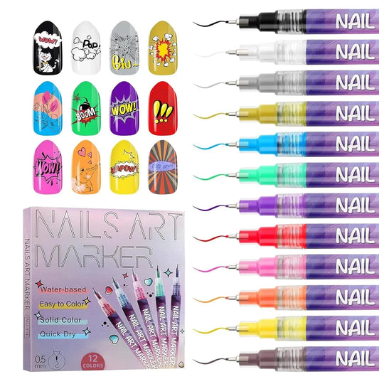 UniquePulse™ NailArt Precision Pen Set