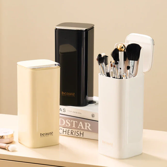 UniquePulse™ VanityPro Dustproof Makeup Brush Holder